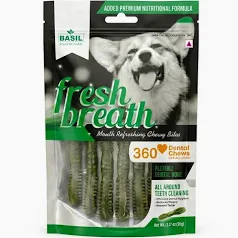 BASIL 360*DENTAL CHEW TREAT FRESH BREATH