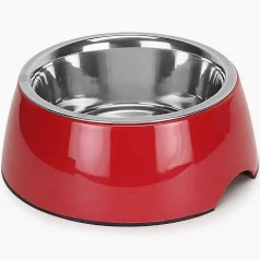 BASIL MELAMINE SOLID COLOURS BOWLS RED