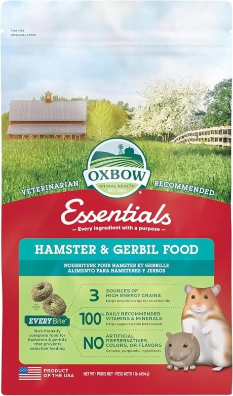 OXBOW ESSENTIALS HAMSTER & GERBIL FOOD